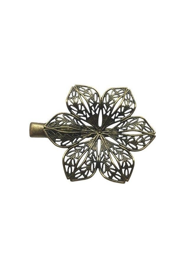 Lizzie Kay 6 Assorted Vintage Hair Clips Pins Butterfly Dragonfly Flower Feather Women Girls  - Image 4