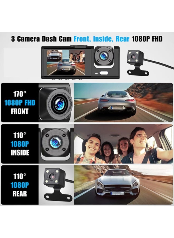 MUNTAQI Dash Cam Front and Rear – 1080P Full HD Car Camera with Night Vision, G-Sensor, Parking Monitor, Loop Recording, Wide Angle Dual Dashcams for Cars - Image 5