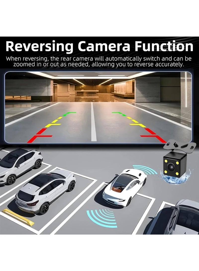 MUNTAQI Dash Cam Front and Rear – 1080P Full HD Car Camera with Night Vision, G-Sensor, Parking Monitor, Loop Recording, Wide Angle Dual Dashcams for Cars - Image 3