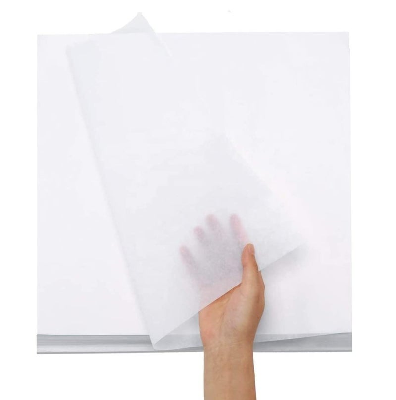 Zxtor 140 Parchment Paper Sheets for Baking, 40 GSM, Non-Stick, Food-Grade, Double-Sided Silicone Coated, Grease-Proof for Cooking, Grilling, Wrapping, Air Frying and Roasting Size 10" x 10" in White - Image 1