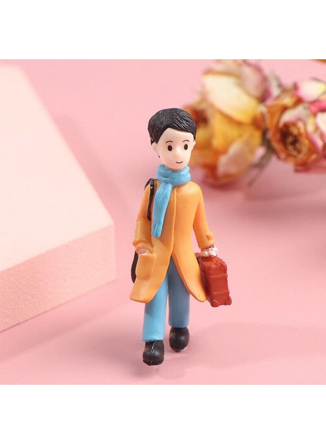 Ascension ألعاب مصغرة رومانسية شتوية للزوجين هدية لصديقته أو صديقها أو الزوج أو الزوجة هدايا يوم الحب مصغرة للمنزل DIY غرفة المعيشة، 1.2 × 5.3 سم، متعددة الألوان - Image 3