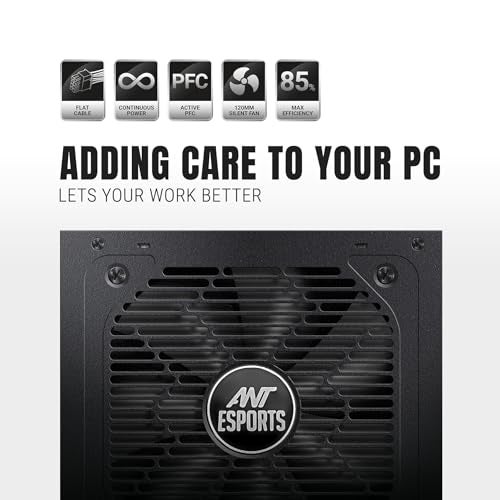 Ant Esports RX850 850 Watt 80 Plus Bronze Certified Power Supply/PSU for PC with Smooth & Silent 120mm Fan - Image 5