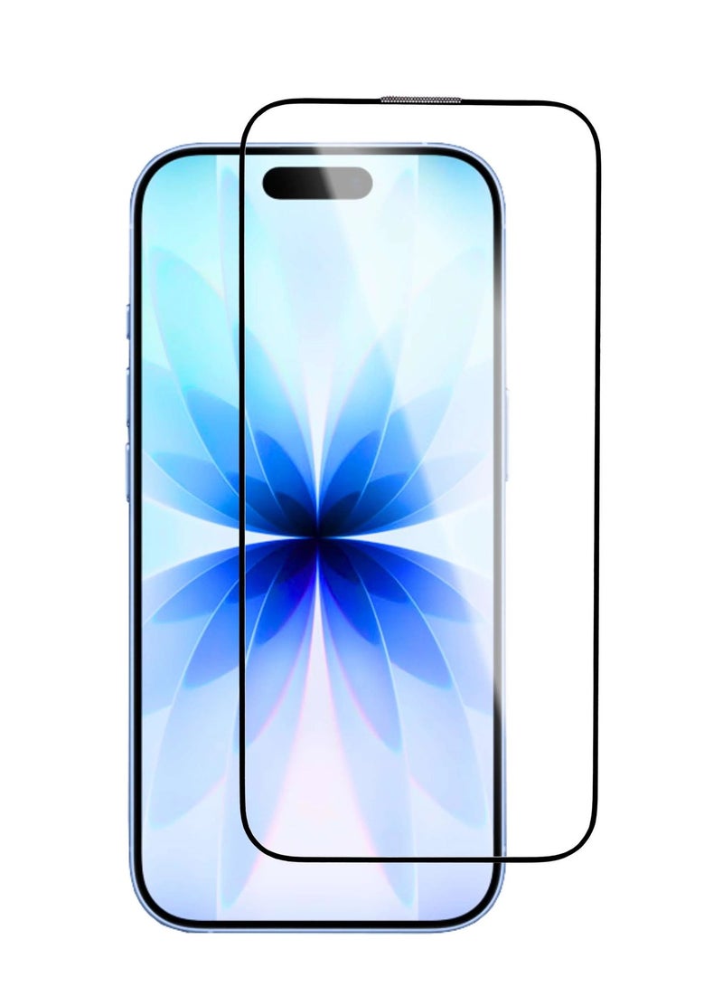 MUDISO iPhone 17 Tempered Glass Premium 9H Hardness Glass For iPhone 17 Anti-Scratch Dustproof Anti-Static Bubble-Free Glass For iPhone 17 6.3-inch - Image 1