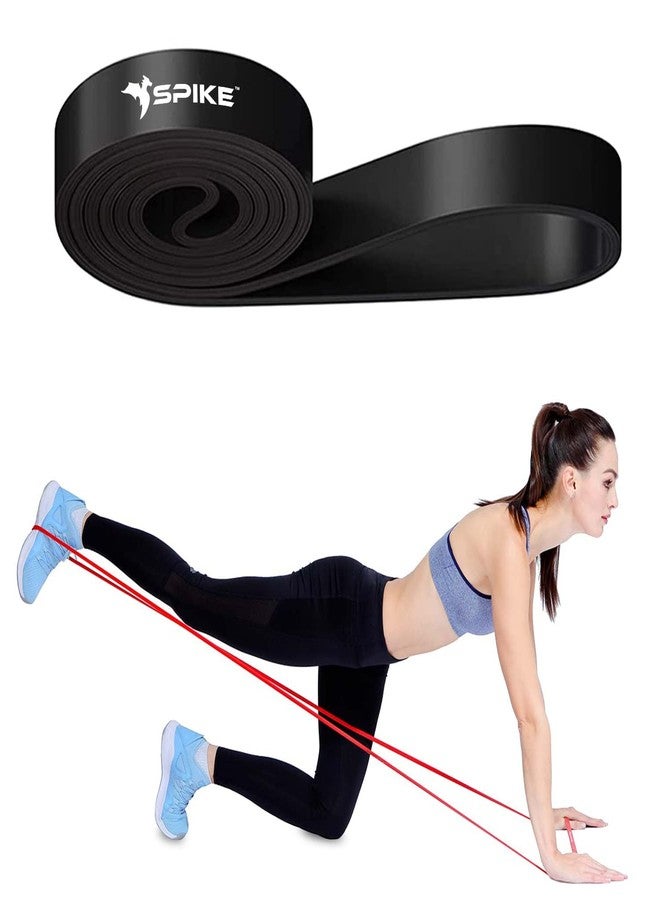 Spike Latex Heavy Resistance Band for Exercise Workout Pull Up Bands Home Exercise Bands Gym Resistance Bands Loop Bands Toning Bands for Men and Women (Black (12 kg-30kg)) - Image 2