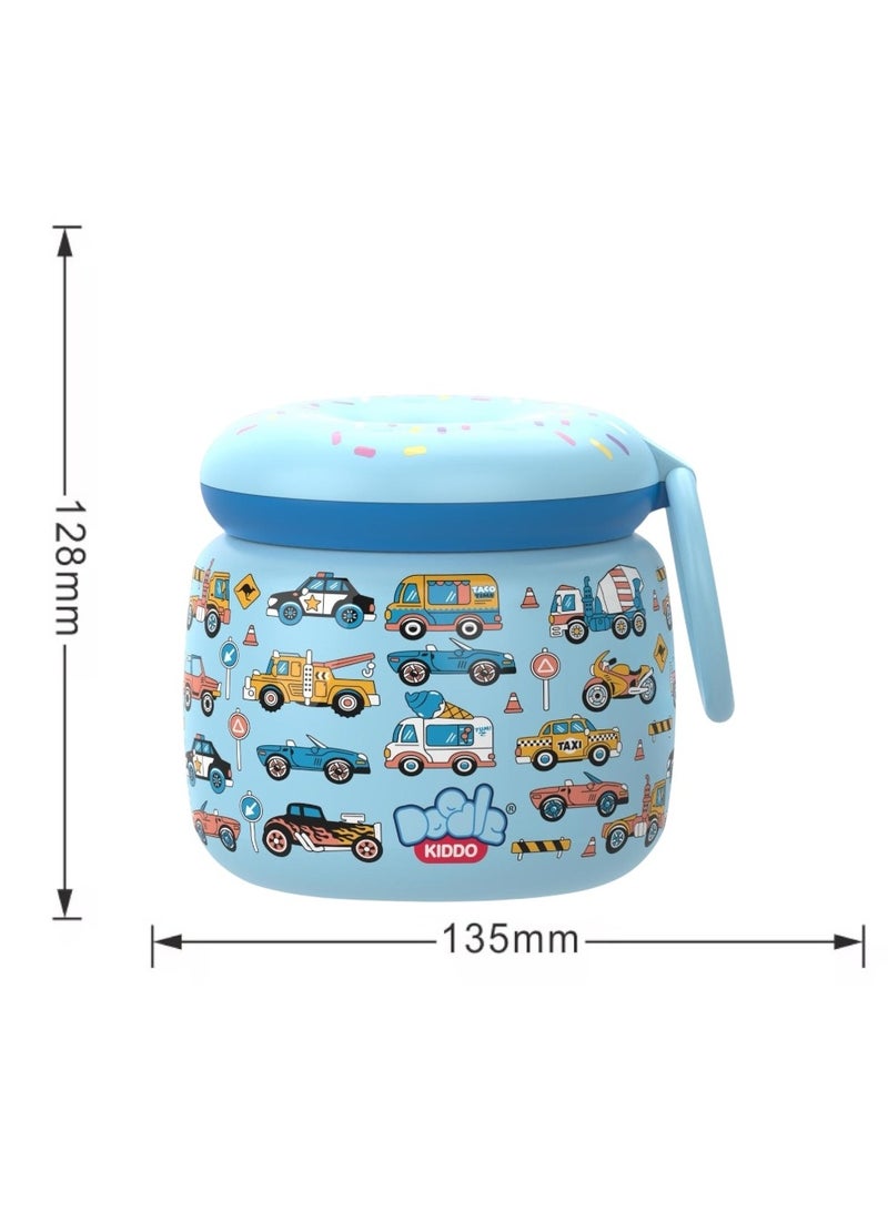 Doodle Kiddo Car &Truck Stainless Steel Insulated Food Jar - Image 3