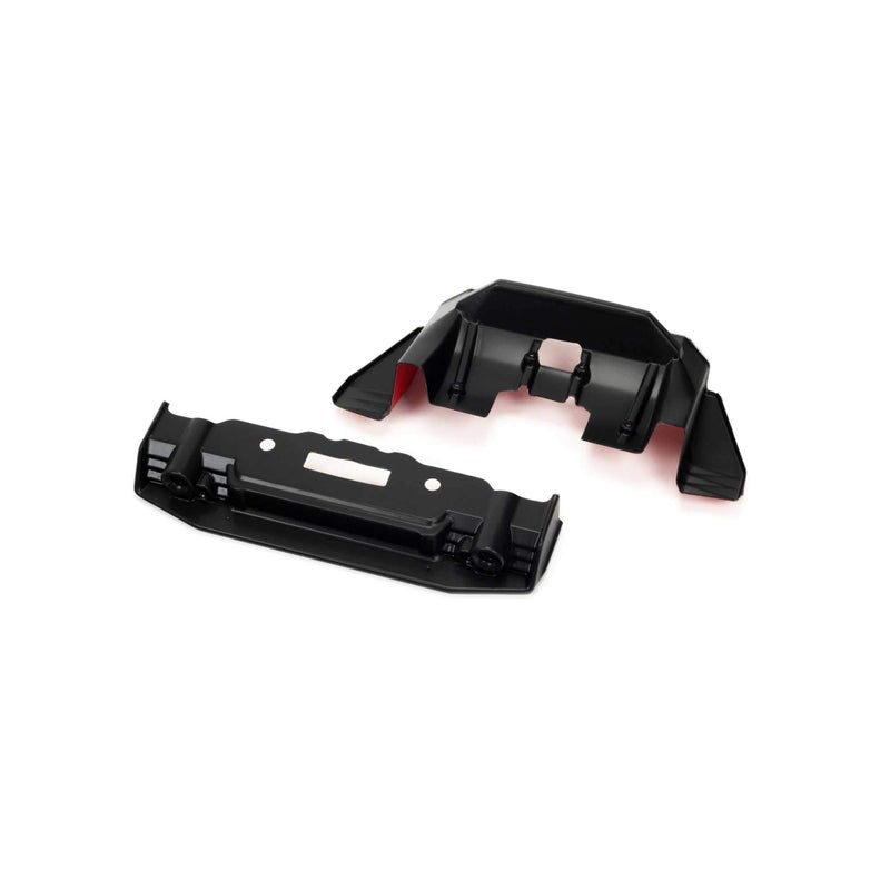 ARRMA 17 سبليتر وم diffuser مطلي باللون الأسود والأحمر FELONY 6S BLX ARA410008