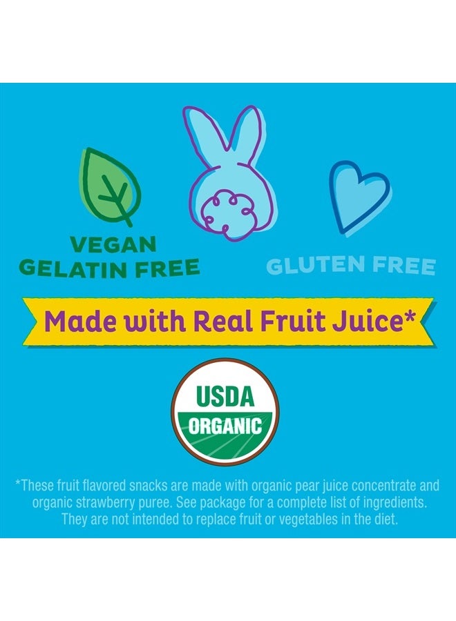 Annies Organic Fruit Tape, Swirly Strawberry, Non-GMO and Organic Fruit Flavored Snacks, 6 Rolls, 4.5 oz - Image 1