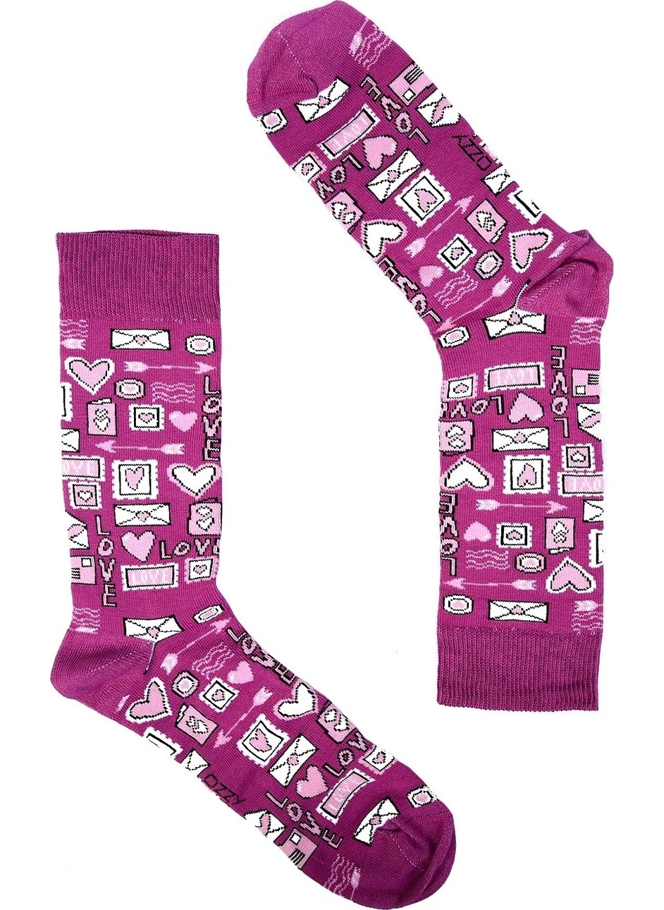 Ozzy Socks Heart Patterned Box of 2