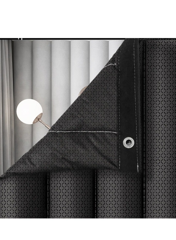 Heavy Duty Thermal Insulated Door Curtain - Winter Doorway Cover Soundproof Barrier Tapestry Blanket Windproof  Waterproof for Cold Protection in Living Room (W31.49*H82.68 in/80*210cm) - Image 2