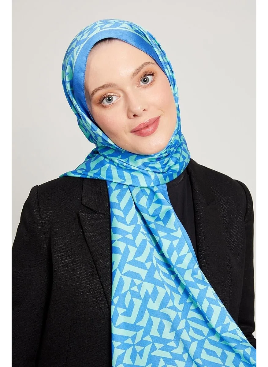 Levidor Saks Asymmetric Printed Angel Shawl