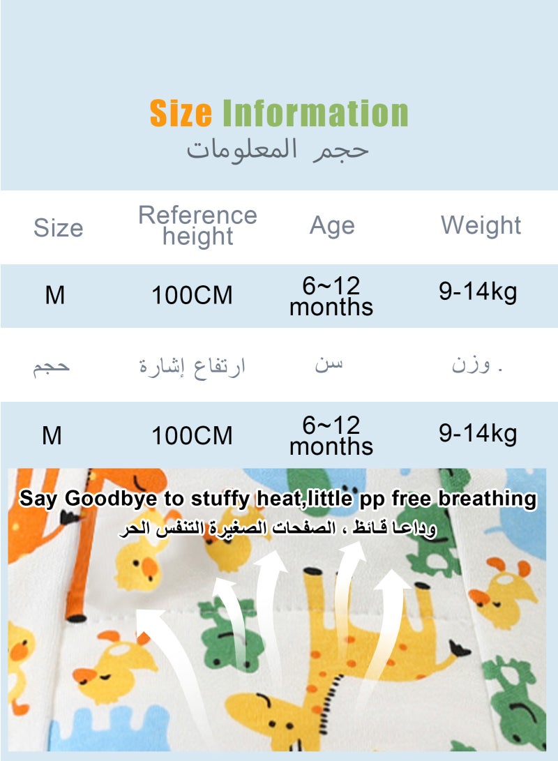 URbazaar Baby Potty Training Underwear for Boys and Girls, 5 Pack Absorbent Training Pants for Toddlers with Printed Reusable Cotton Toilet Training Pants for 8-13kg Kids (2-4 Years) - Image 3