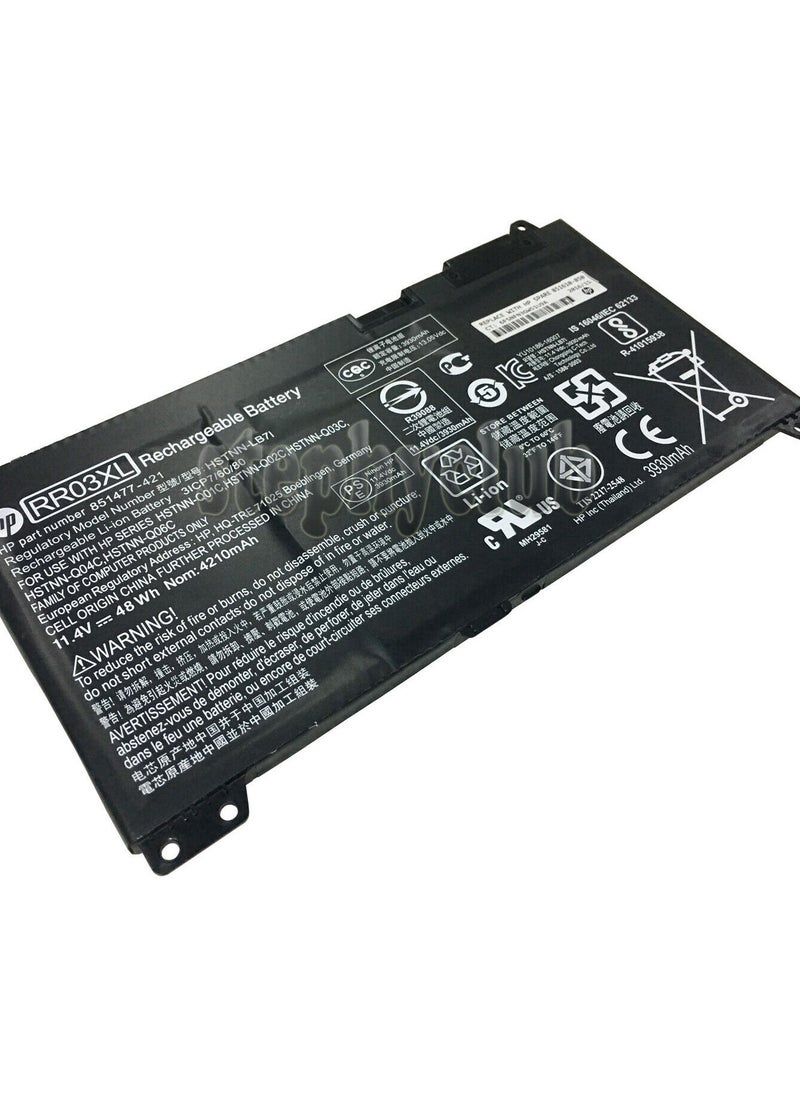 CSF RR03XL  BATTERY FOR HP PROBOOK 430 440 450 470 G4 48WHR 851610-850 3C  - Image 1