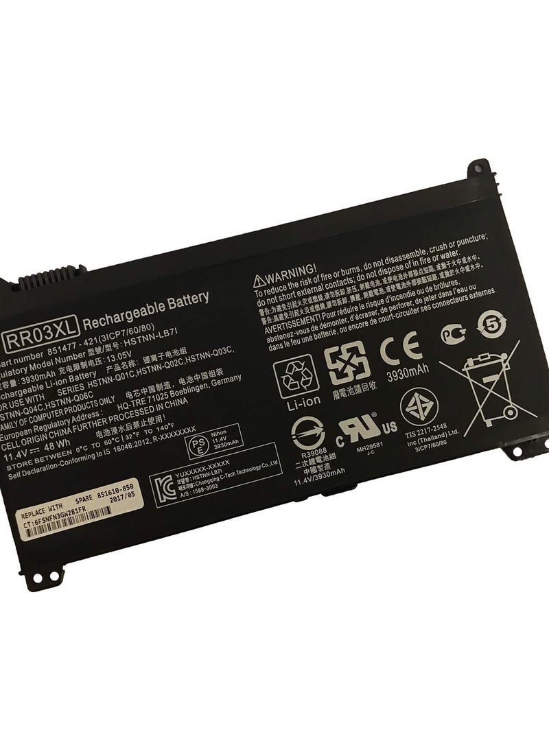 RR03XL  BATTERY FOR HP PROBOOK 430 440 450 470 G4 48WHR 851610-850 3C - pzsku/ZADD1249F9BD8AD9363C8Z/45/_/1660403695/f17ae46d-f0f1-44d2-975b-608946165cfe