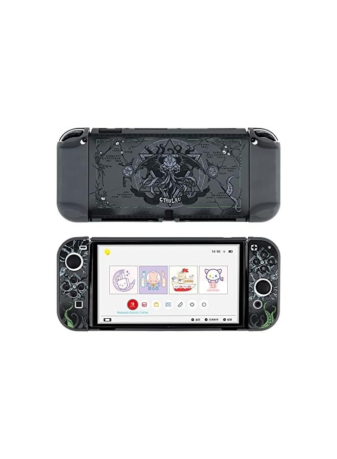 بروماس حافظة حماية نحيفة متوافقة مع نينتندو سويتش OLED وJoy-Con - حافظة جلدية ممتصة للصدمات ومضادة للخدش لجهاز Switch OLED - Image 1