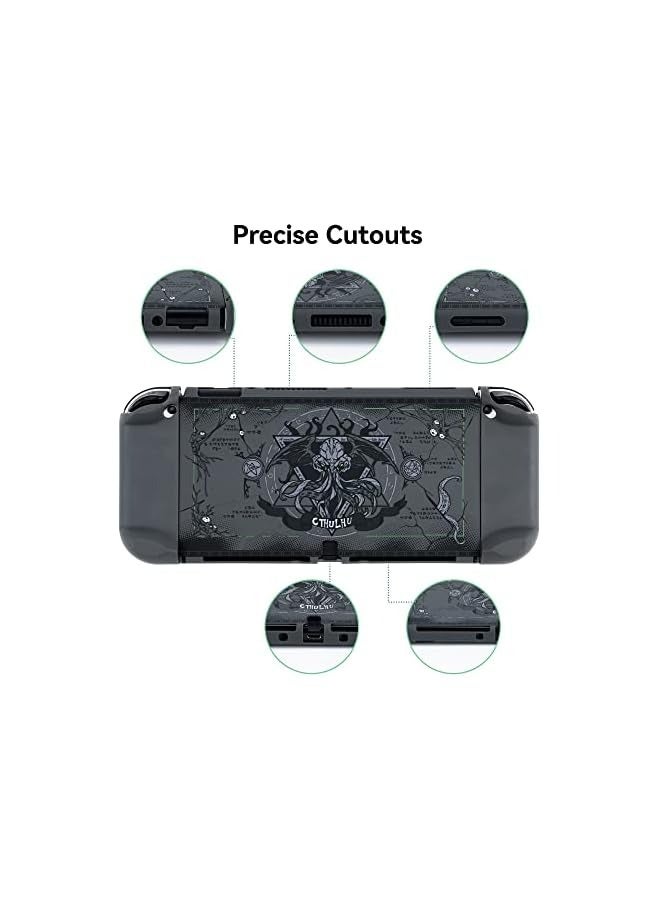 بروماس حافظة حماية نحيفة متوافقة مع نينتندو سويتش OLED وJoy-Con - حافظة جلدية ممتصة للصدمات ومضادة للخدش لجهاز Switch OLED - Image 3