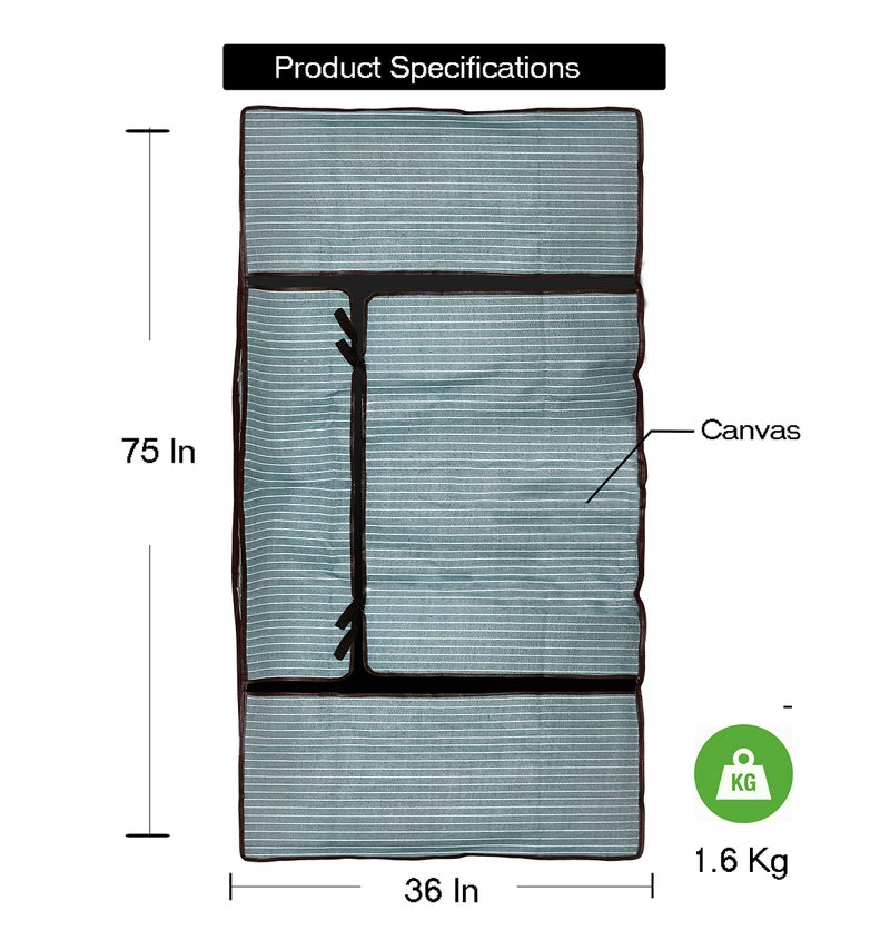 RhinoKraft Unisex Canvas Heavy Duty Holdall Sleeping Bag (Light Green) - Image 2
