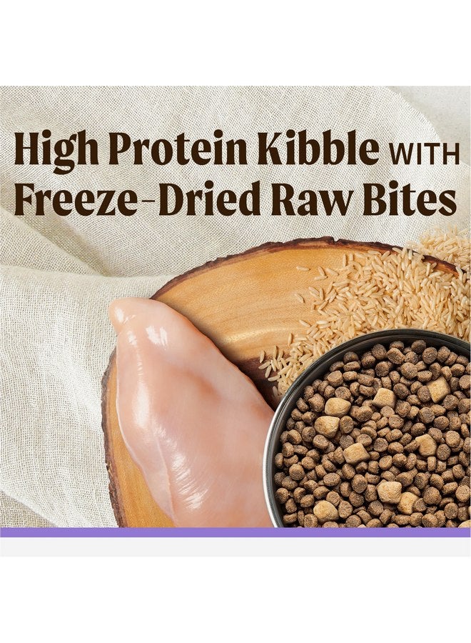 ميريك طعام جاف ممتاز للجراء من Merrick Backcountry Healthy Grains، قطع نيئة مجففة بالتجميد، دجاج - كيس 10.0 رطل - Image 2