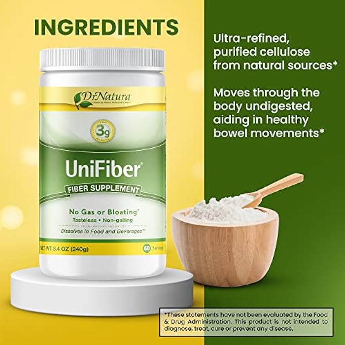 DrNatura Dr. Natura® Unifiber, Natural Fiber Supplement, 8.4-Ounce - Image 5