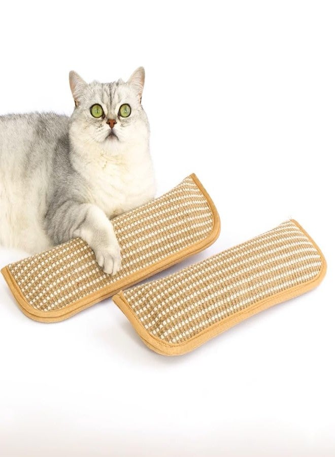 SquEqu 2 Pack Cat Toys Pillows Catnip Kicker Pillow Catnip Toys Knitted Natural Sisal Chew Sticks Interactive Cat Nip Kitty Toys for Cats Dental Care Teeth Cleaning Kittens Increase Appetite Calm - Image 3