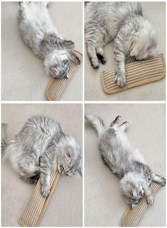 SquEqu 2 Pack Cat Toys Pillows Catnip Kicker Pillow Catnip Toys Knitted Natural Sisal Chew Sticks Interactive Cat Nip Kitty Toys for Cats Dental Care Teeth Cleaning Kittens Increase Appetite Calm - Image 4