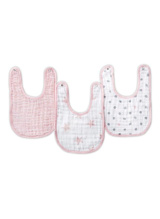 aden + anais Essentials 100% Cotton Muslin Burpy Bib Super Absorbent Soft 3Layer Baby Bib For Boys & Girls With Snapclosure For Teething Eating Drooling 3Pack Doll - Image 1