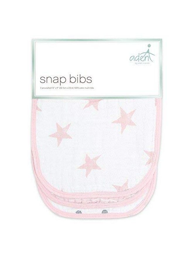 aden + anais Essentials 100% Cotton Muslin Burpy Bib Super Absorbent Soft 3Layer Baby Bib For Boys & Girls With Snapclosure For Teething Eating Drooling 3Pack Doll - Image 3