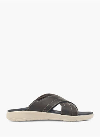 Men Stitch Detail Slip-On Cross-Strap Sandals - pzsku/ZADD17D49577B32BFF51CZ/45/_/1734613872/2650fbc5-d877-4560-9d42-87a67ed80000