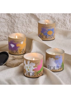 Home Box شمعة رورا الكرتونية المعطرة برائحة النيرولي والبرغموت بغطاء 260 غرام  - Image 4