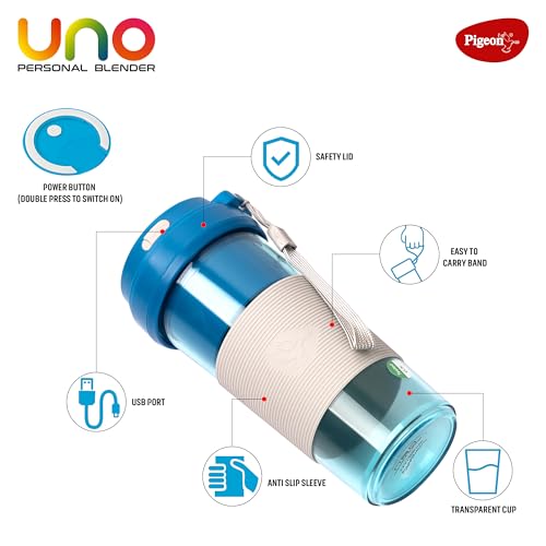 PIGEON UNO PERSONAL BLENDER - BLUE - Image 2