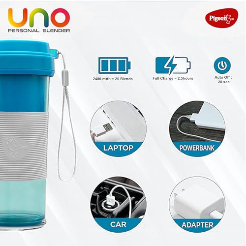PIGEON UNO PERSONAL BLENDER - BLUE - Image 3