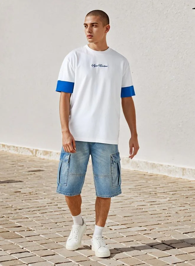 Lee Cooper Lee Cooper Printed T-shirt with Crew Neck