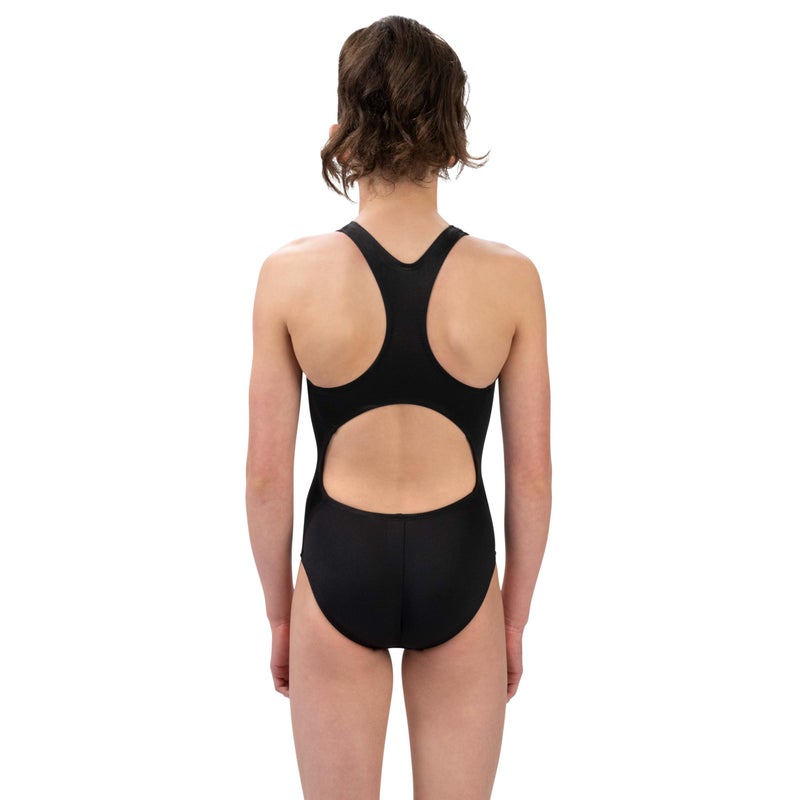 Dolfin Swimwear Athletic One Piece Swimsuit - Racerback Straps and Keyhole Back for Training, Sports, and Fitness (28, Black) - Image 5