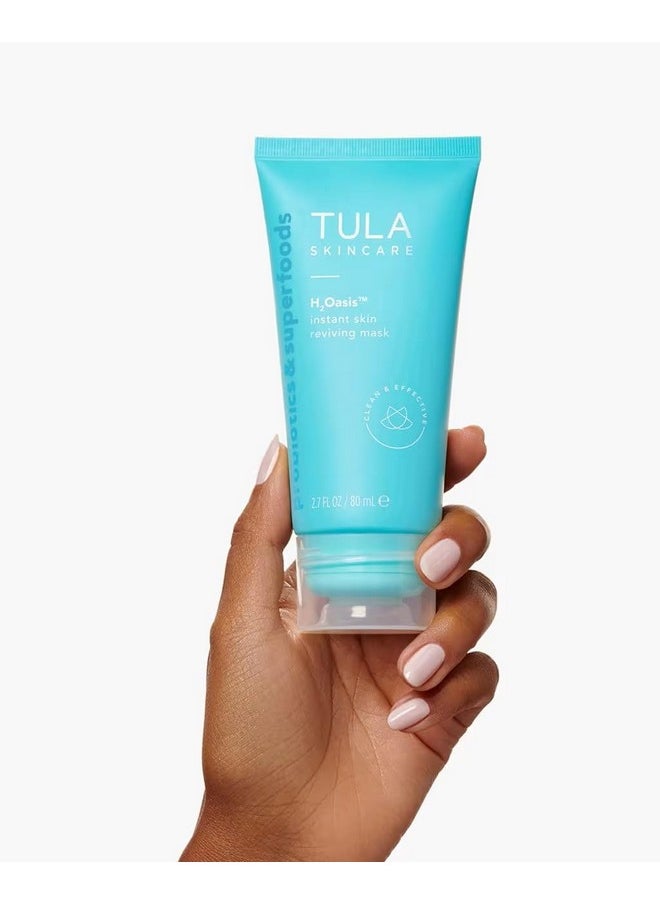 TULA TULA Skin Care H2Oasis Instant Skin Reviving Mask - Hydrating Face Mask, Plumps and Energizes Tired Dehydrated Skin, Contains Resurrection Plant and Desert Lime, 2.7 Fl Oz.  - Image 2