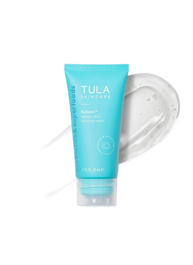 TULA TULA Skin Care H2Oasis Instant Skin Reviving Mask - Hydrating Face Mask, Plumps and Energizes Tired Dehydrated Skin, Contains Resurrection Plant and Desert Lime, 2.7 Fl Oz.  - Image 1