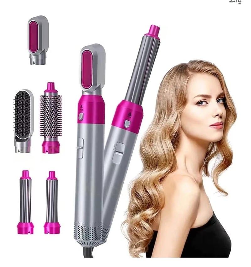 Hair Dryer Brush 5 in 1 Hot Air Styler 1000W - Image 2