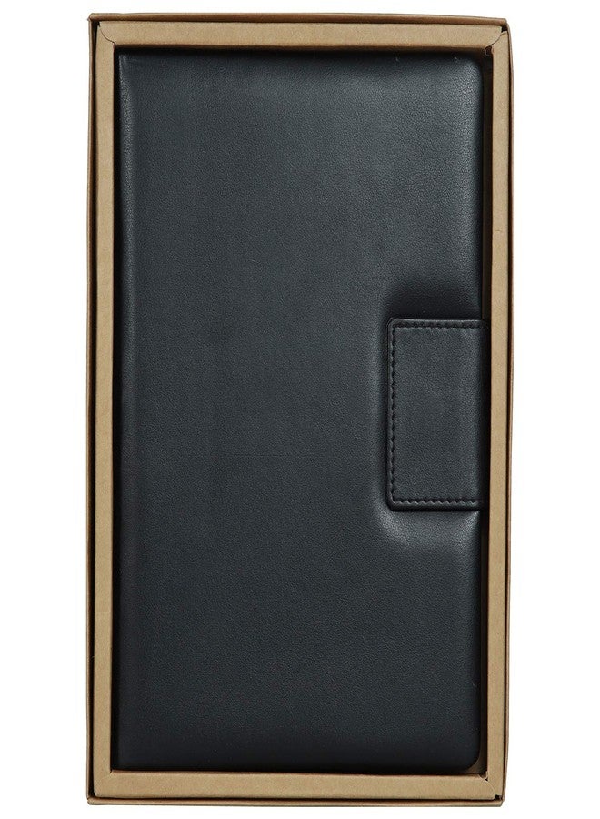 Kitabby - Legacy Flap - A5 Size - Hard Bound Notebook With A Magnetic Overlap - Padded Pu Soft Leather Cover Material - (Black), 192 Pages - Image 4
