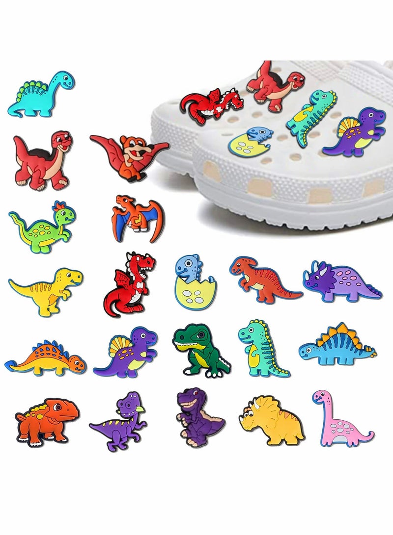 Excefore Shoe Decoration Charms, 39 Pcs Different Shoe Charm for Crocs Hole Hole Shoe Buckle Party Favors ​Mini Charm Bracelet Wristband Decoration for Men Women Kid - Image 1