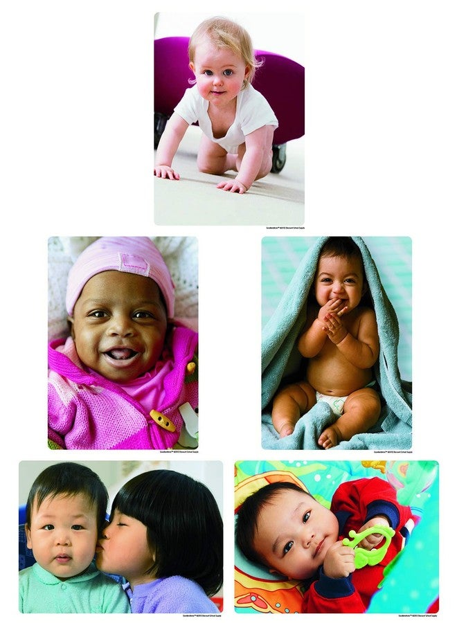 Excellerations Infant Real Photo Poster Set of 12 for Daycare, Home, Classroom or Preschool use, Multicultural Awareness, Diversity Posters (Item # BABYPIC) - Image 1