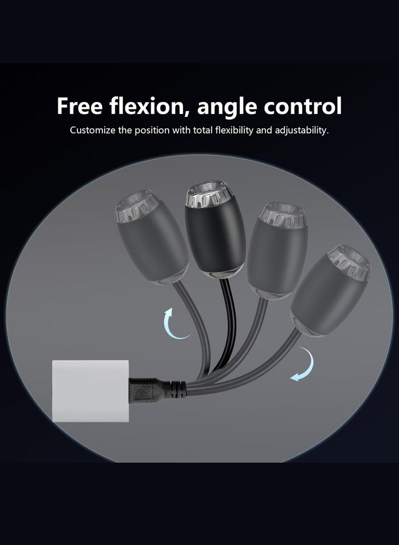 مصباح بروجيكتور USB جالكسي، ضوء جوي لسماء مرصعة بالنجوم قابل للتعديل للسيارة، الغرفة، والحفلات - Image 2