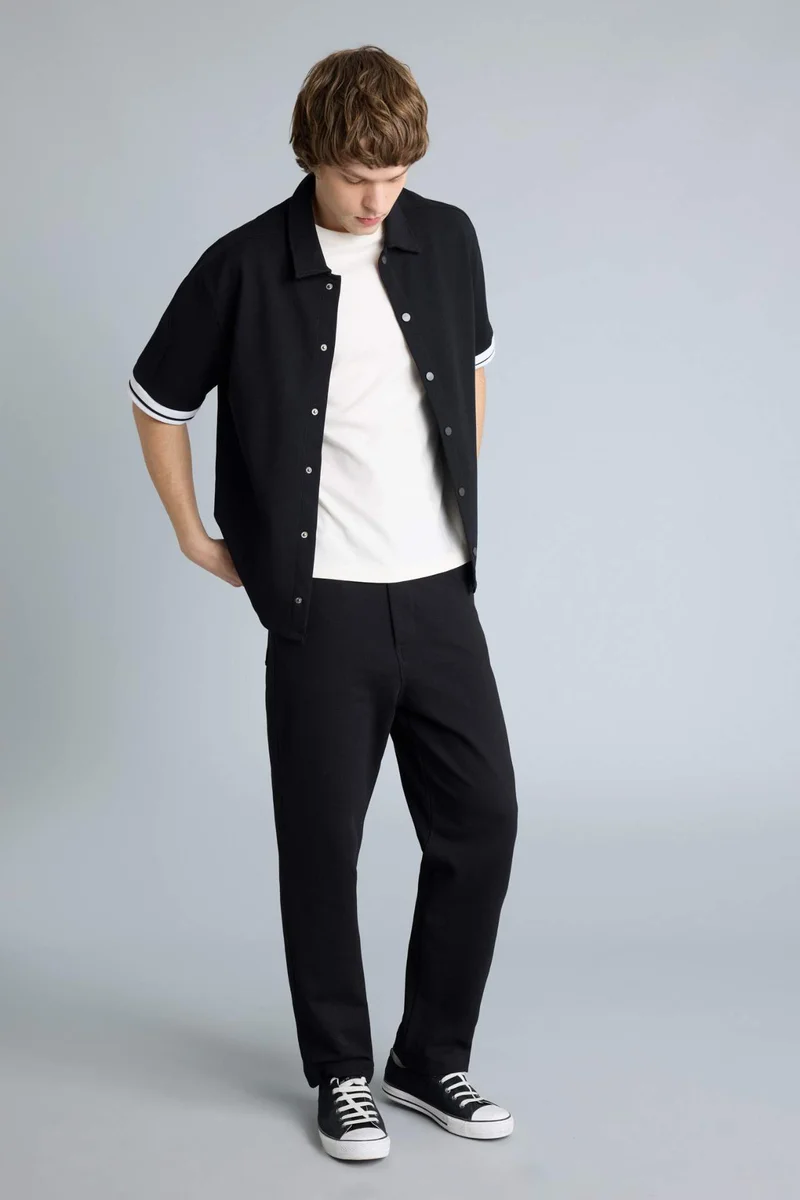 Defacto  Modern Fit Trousers for Men | Best Price UAE