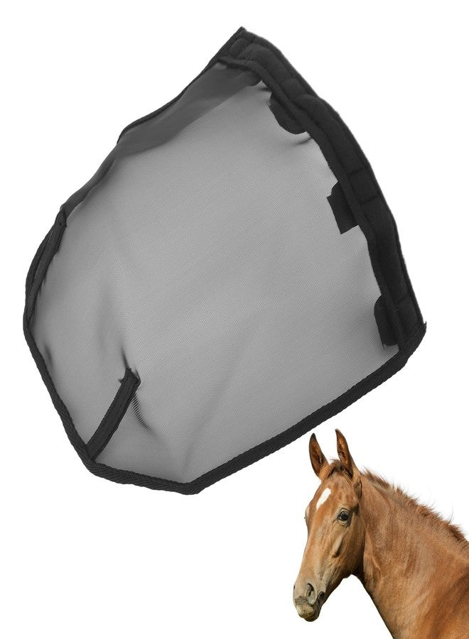 GLOGLOW Horse Nose Net Breathable Fine Mesh Mask for Horses with Allergies or Shaking, Plastic Cover for Home Farm - Image 3