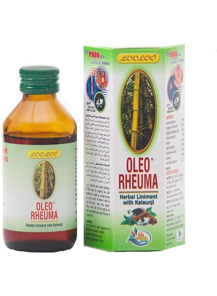 LooLoo Oleo Rheuma Herbal Liniment With Kalonji 50 ML - Image 1