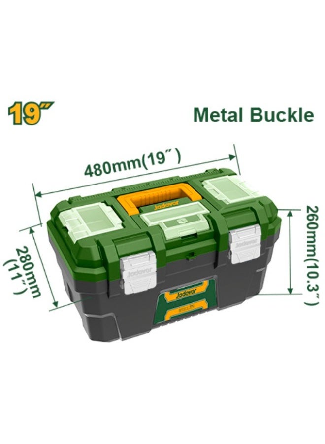 Jadever 19-inch plastic tool bag with metal lock