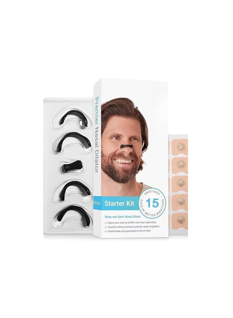 Magnetic Nasal Expander for Enhanced Breathing – Reduces Snoring & Promotes Restful Sleep with 4 Reusable Sizes