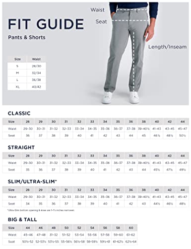 Haggar mens Cool 18 Stria Hidden Expandable Waistband Plain Front dress pants, British Khaki, 36W x 34L US - Image 4
