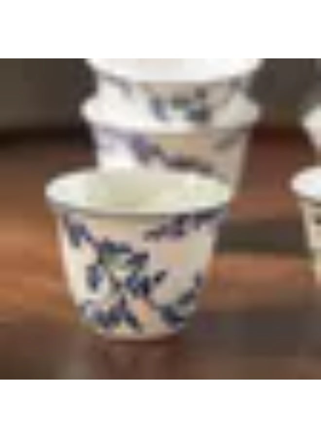 هوم سنتر طقم قهوة كيمونو من البورسلين، 6 قطع - 80 مل، يكفي 6 أشخاص - Image 3