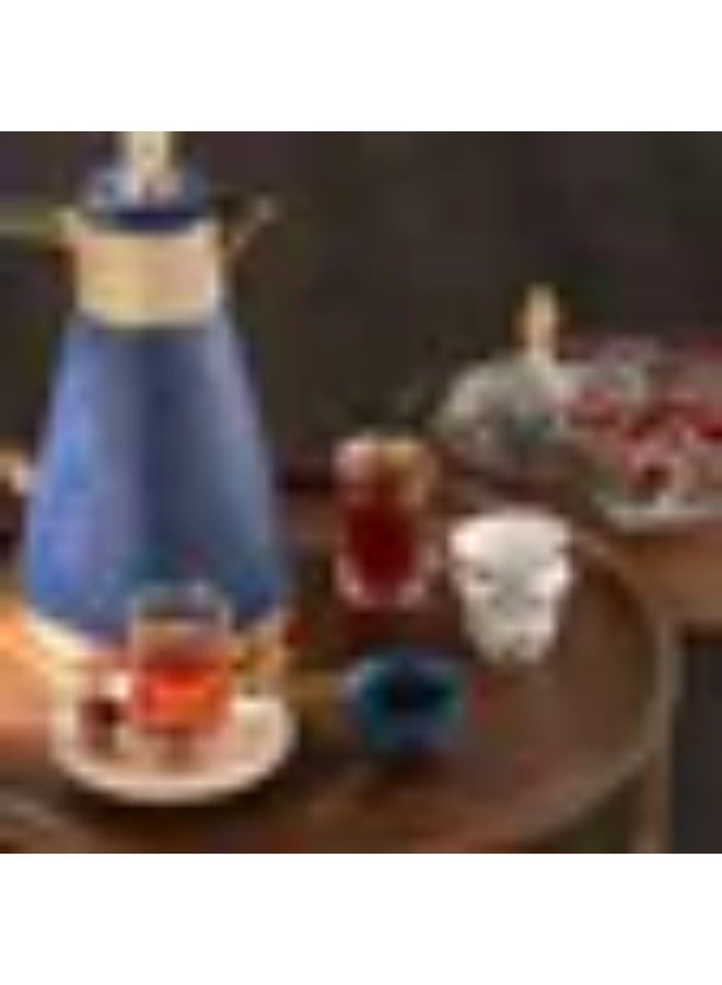 هوم سنتر طقم قهوة كيمونو من البورسلين، 6 قطع - 80 مل، يكفي 6 أشخاص - Image 2