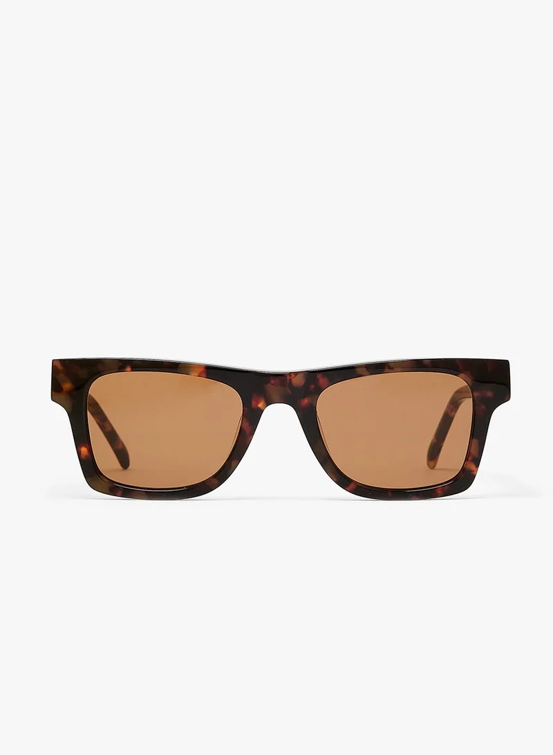 KAREN WAZEN Harper Reactangle Sunglasses