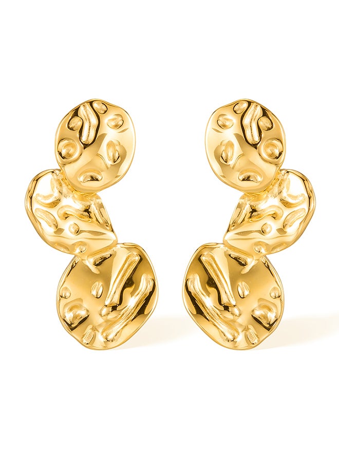 Elegant Earrings For Women, Stainless Steel, Niche, Versatile, Retro, Flower, Pearl Earrings - Image 1