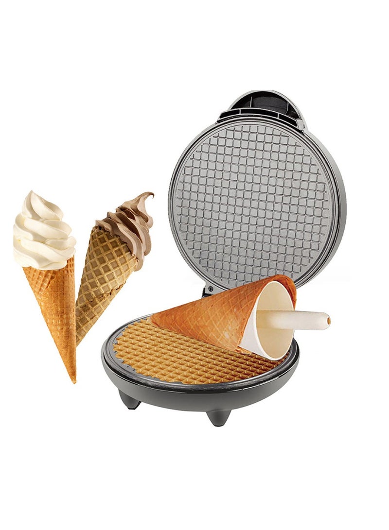 general Home breakfast egg roll machine ice cream roll machine electric baking pan crepe maker ice cream crust spring roll machine British plug - Image 4